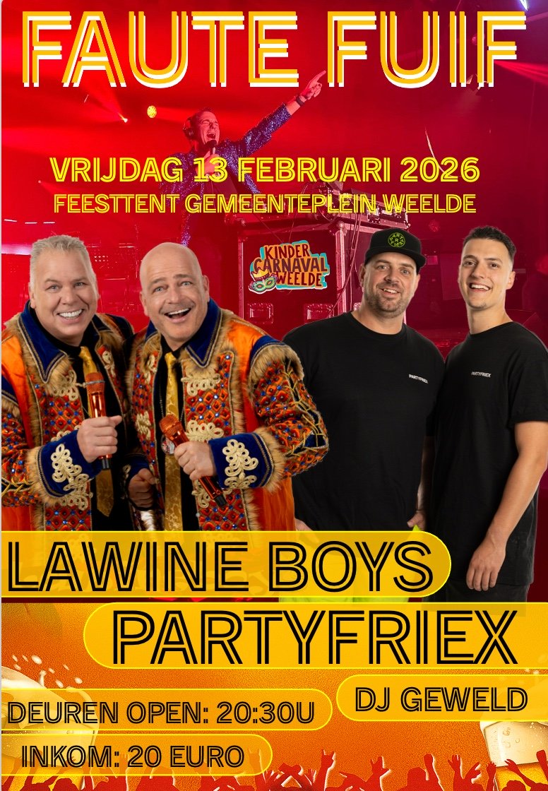 Faute Fuif 2026 - PartyFriex Lawine Boys