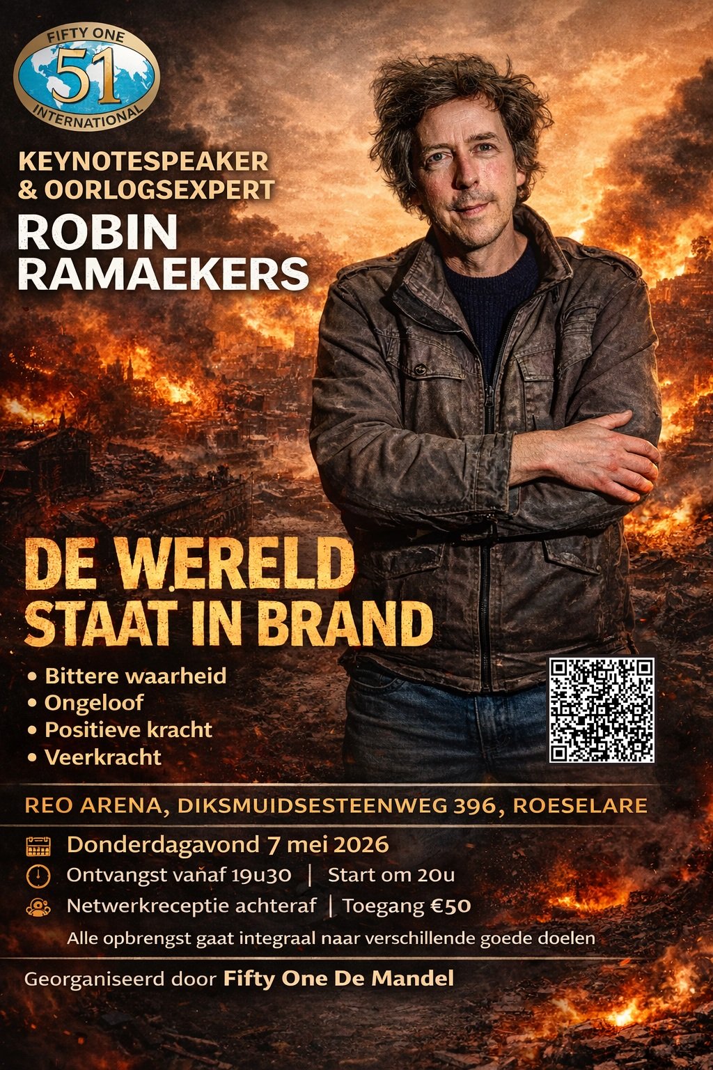Robin Ramaekers – De Wereld Staat in Brand