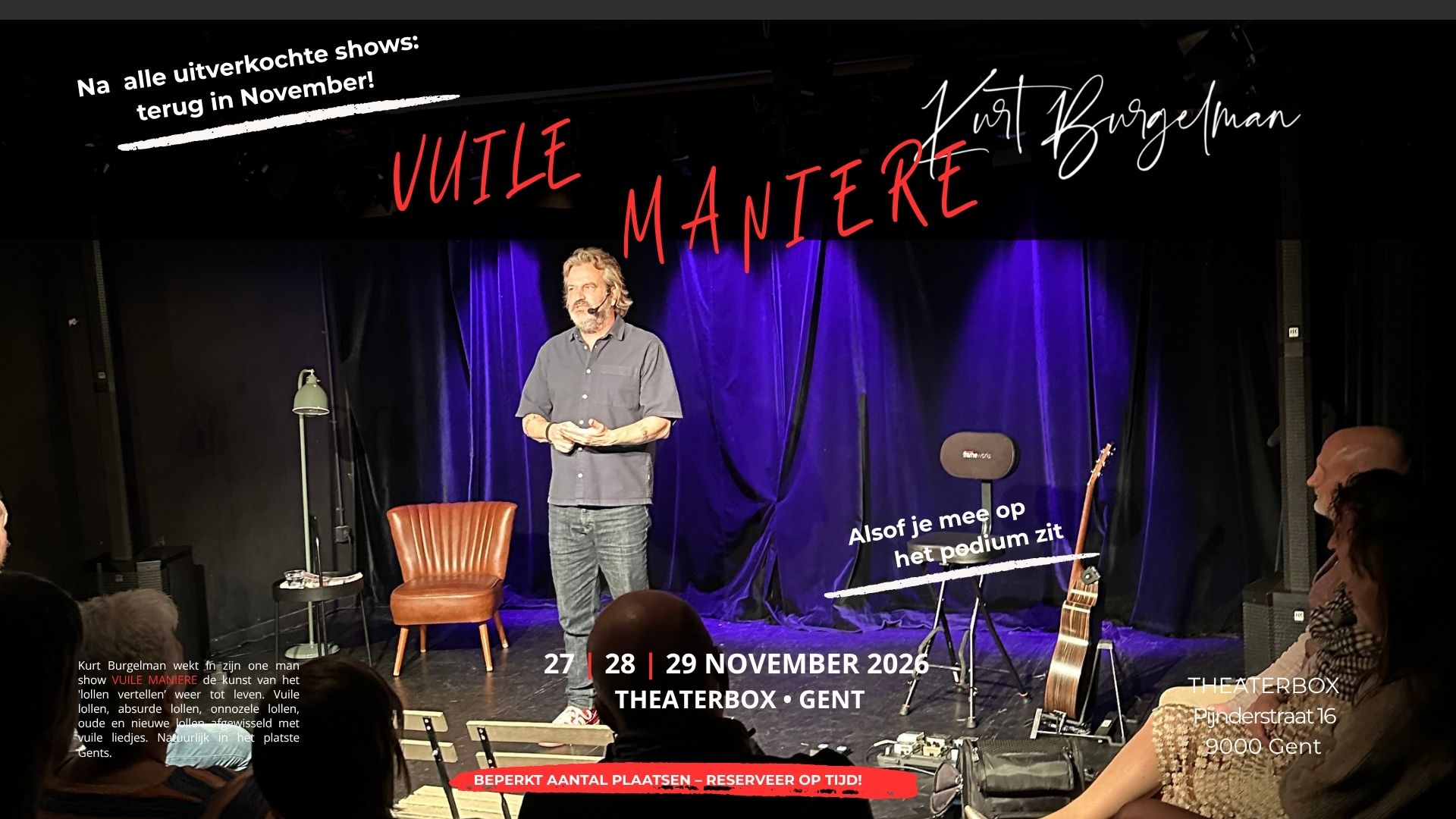 Vuile Maniere - Theatershow Kurt Burgelman